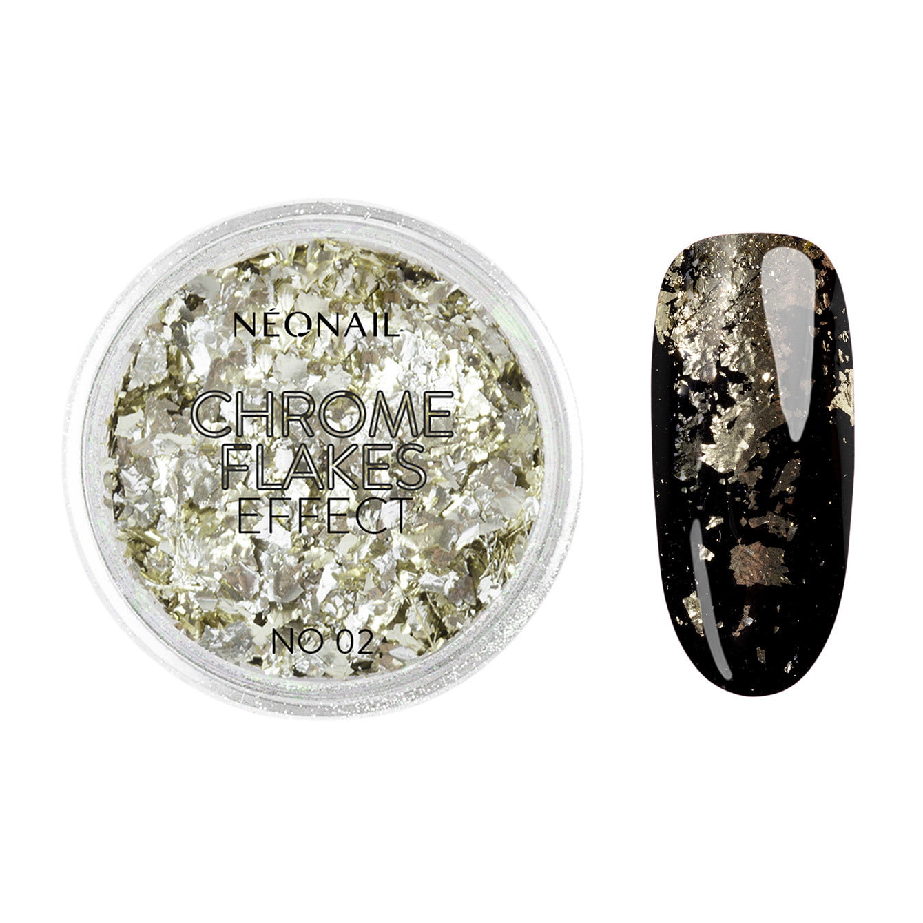 Polvere Chrome Flakes Effect no. 02